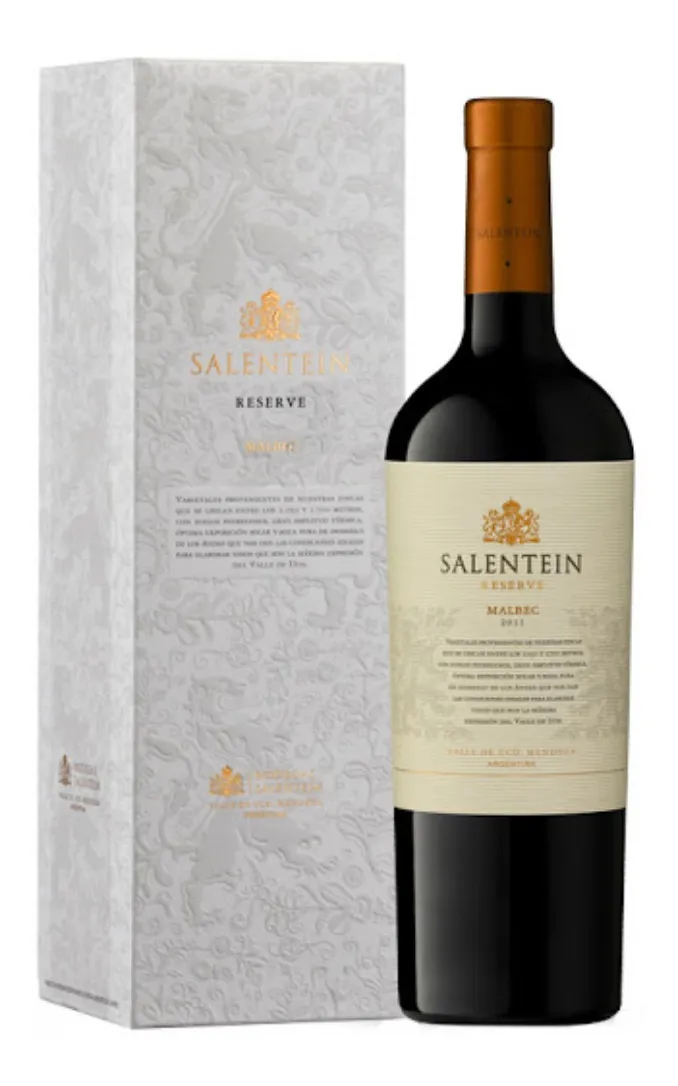ESTUCHE SALENTEIN RESERVE MALBEC CARTON 1 X 750 CC