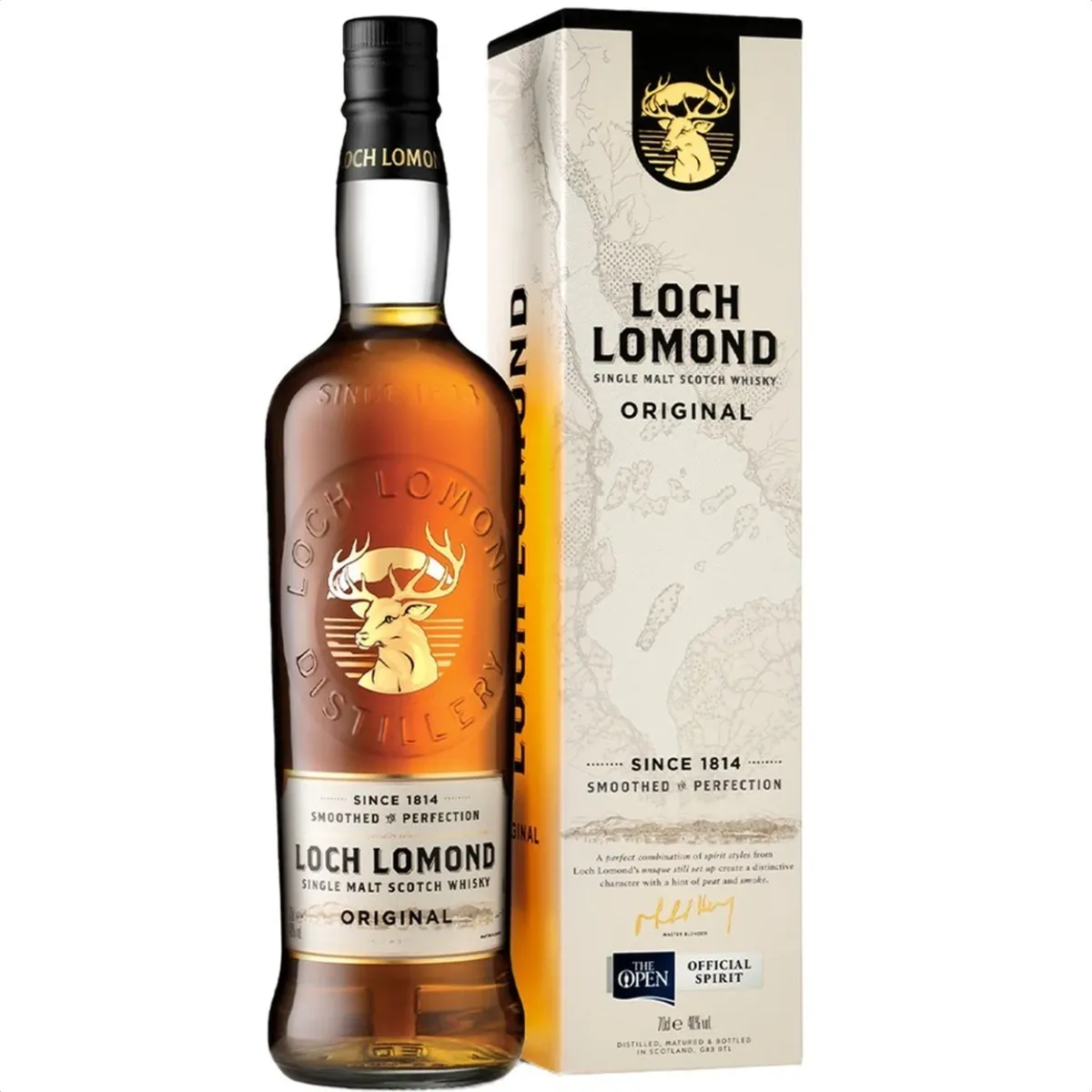 WHISKY SCOTCH SINGLE MALT LOCH LOMOND ORIGINAL X 750 CC