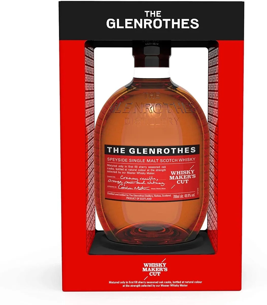 WHISKY SCOTCH SINGLE MALT THE GLENROTHES MAKERS CUT X 750 CC