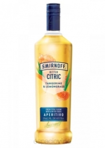 VODKA SMIRNOFF BITTER CITRIC TANGERINE &amp; LEMONGRASS X 700 CC