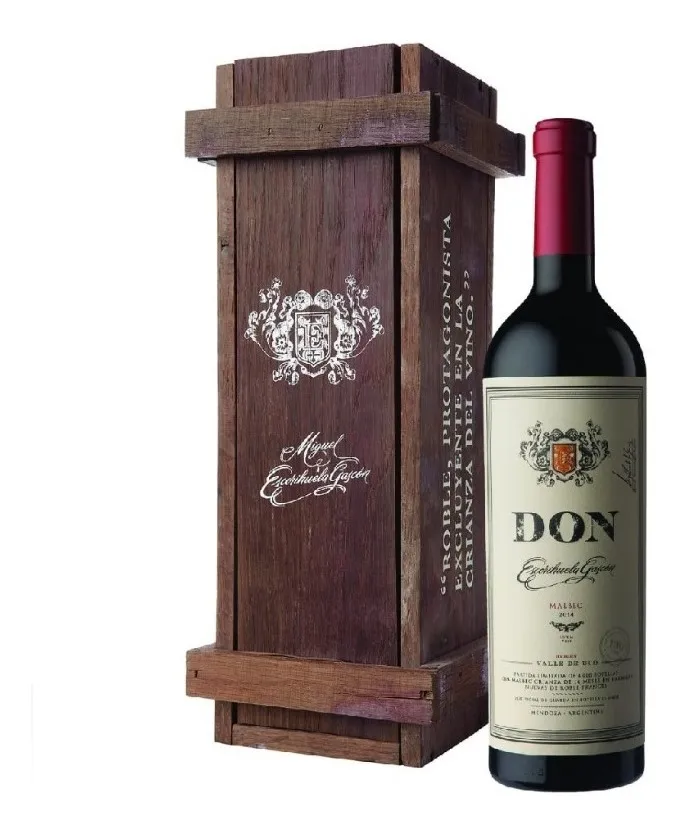 ESTUCHE MADERA DON ESCORIHUELA GASCON X 1 X 750 CC