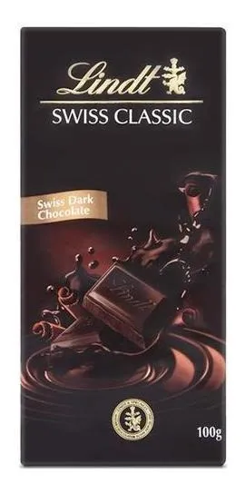 CHOCOLATE LINDT LINDOR EXTRA DARK 60 % CACAO X 100 GR