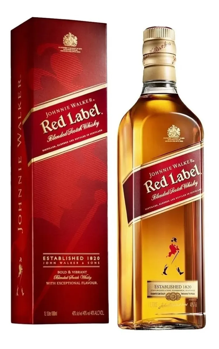 WHISKY SCOTCH BLEND J. WALKER RED X 1000 CC