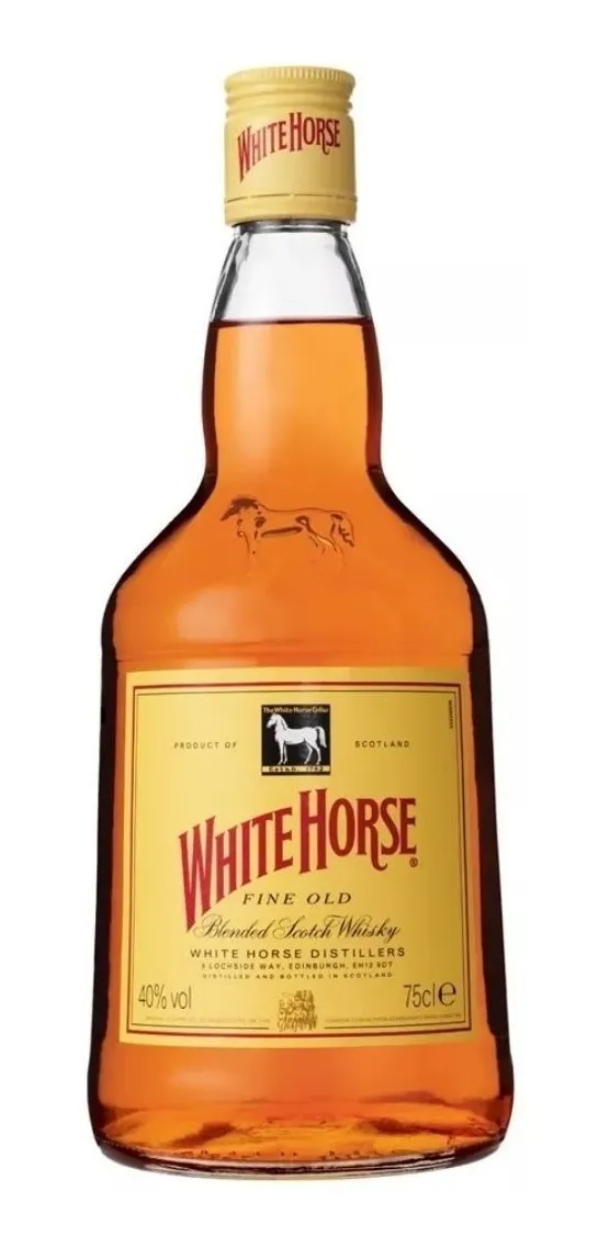 WHISKY SCOTCH BLEND WHITE HORSE X 750 CC